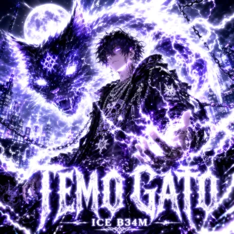 TEMO GATO by ICE B34M – phonk cover artwork
